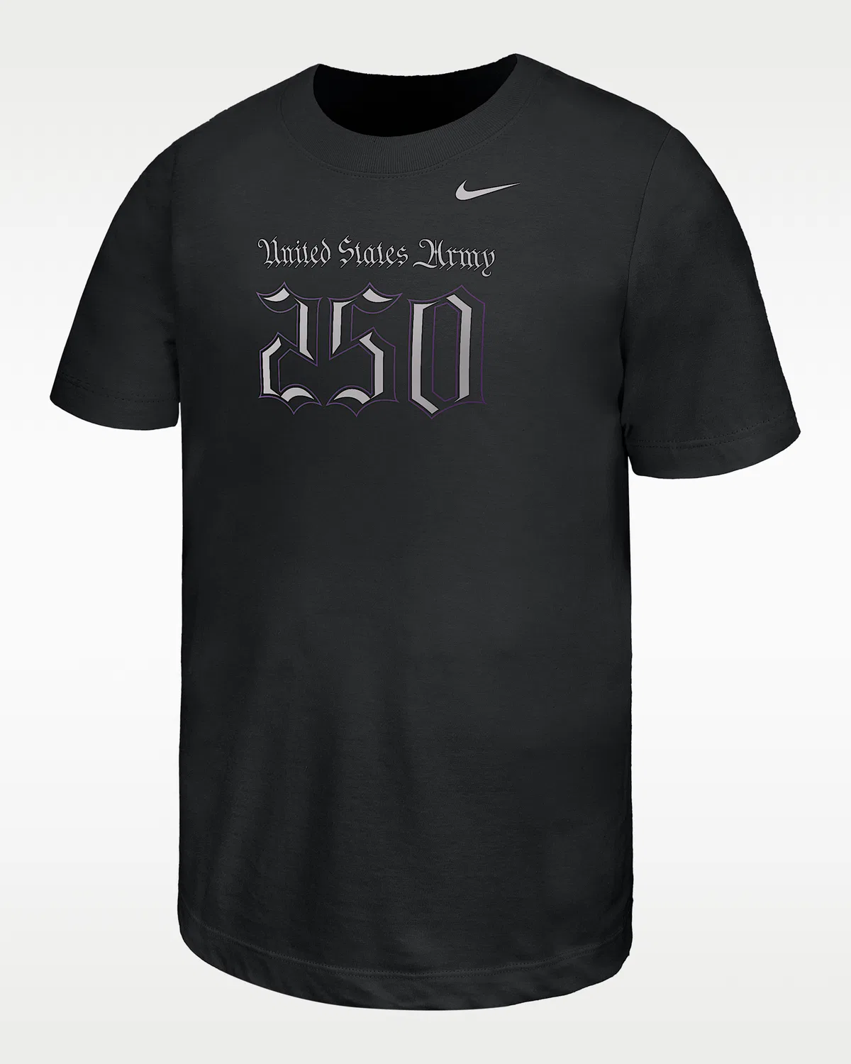 Детская футболка Nike College T-Shirt Army Rivalry 250th Anniversary, Black