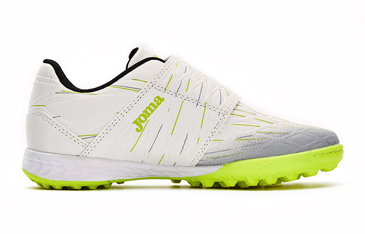 Детские футбольные бутсы Kids Low-top White/Green Joma — фото 2