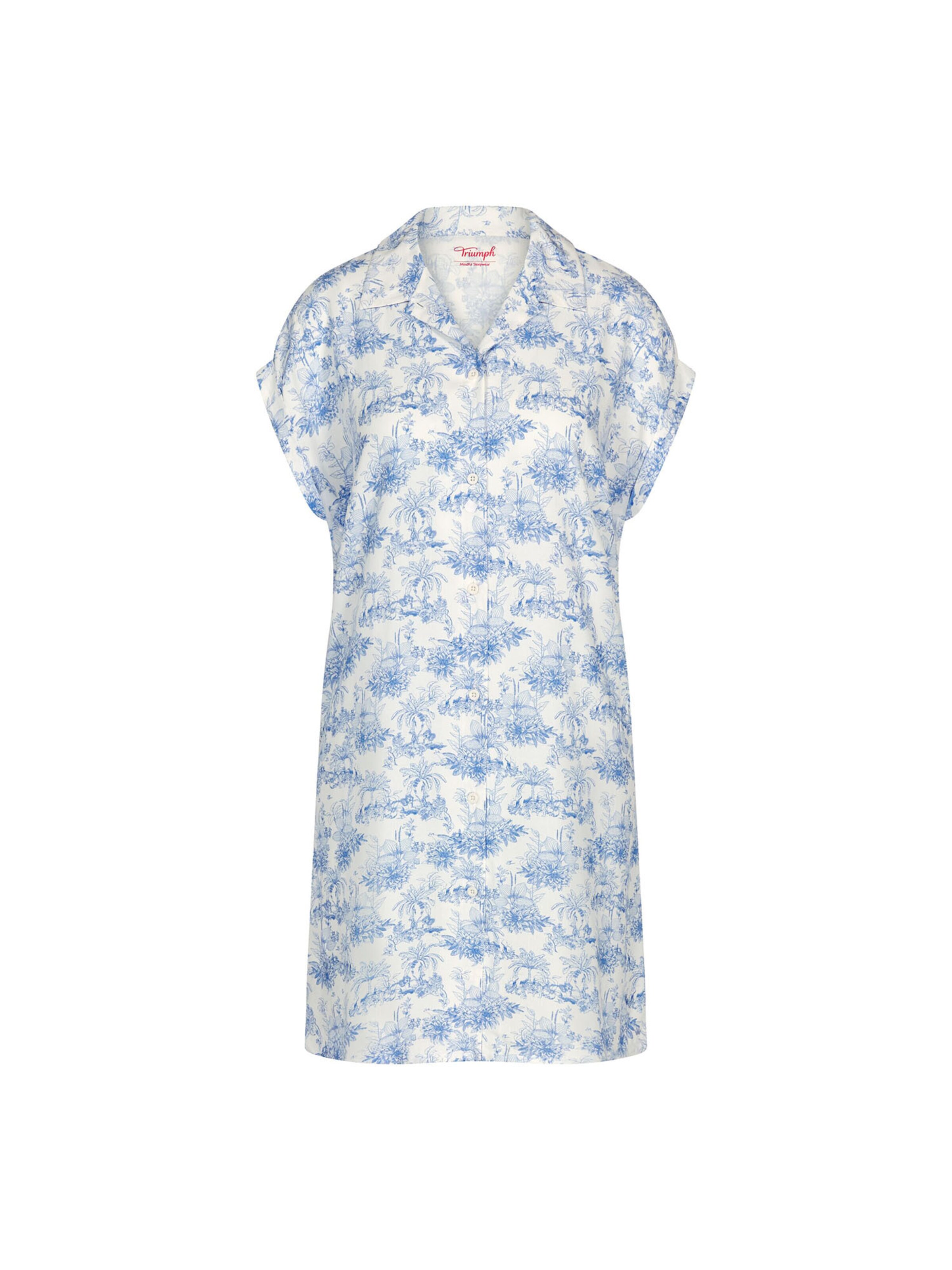 

TRIUMPH Ночнушка 'Red Label Boyfriend Fit' в светло-голубом, белом