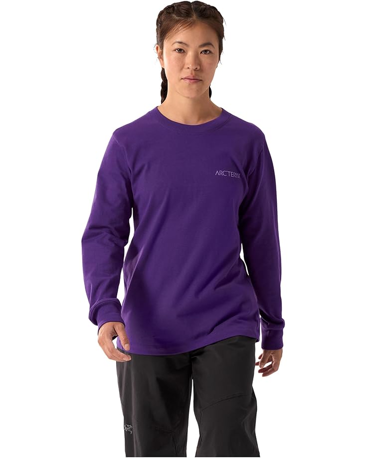 

Женская футболка Arc'teryx Kragg Cotton Bird Crew с длинным рукавом, Azalea/Aster