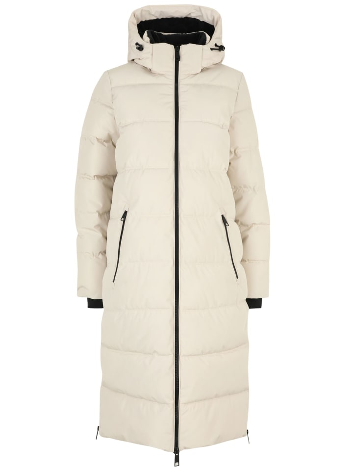 

Стеганое пальто Julia2 L60412CO бежевого цвета COVERED