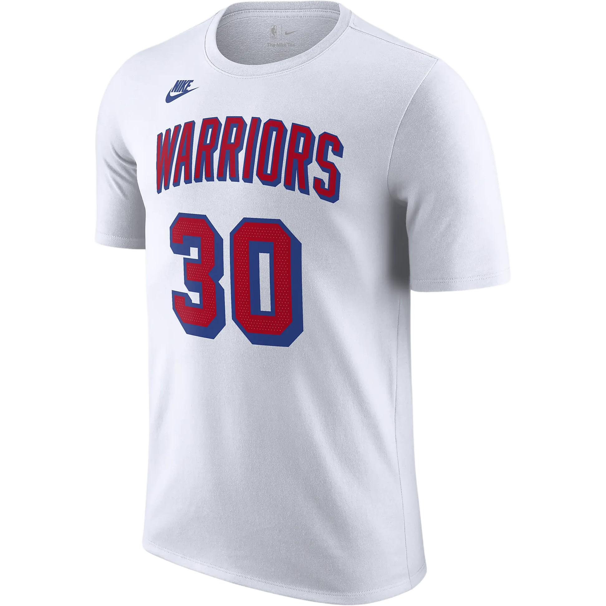Футболка Nike Stephen Curry Golden State Warriors Essential Hardwood Classics мужская НБА, белая — фото 2