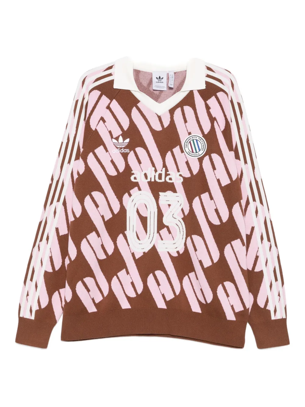 

Джемпер Adicolor Blokecore Adidas, коричневый