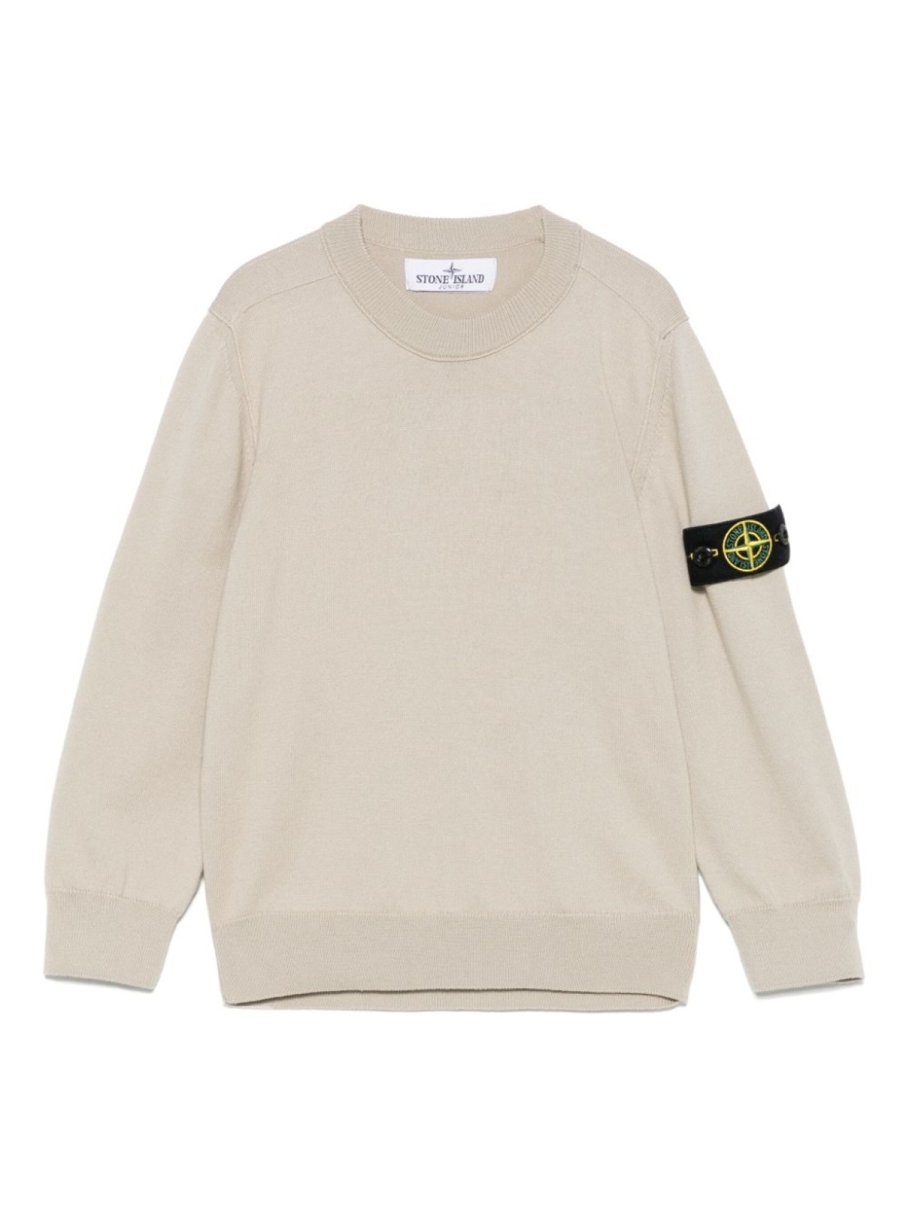 

Stone Island Junior свитер с нашивкой Compass, нейтральный цвет