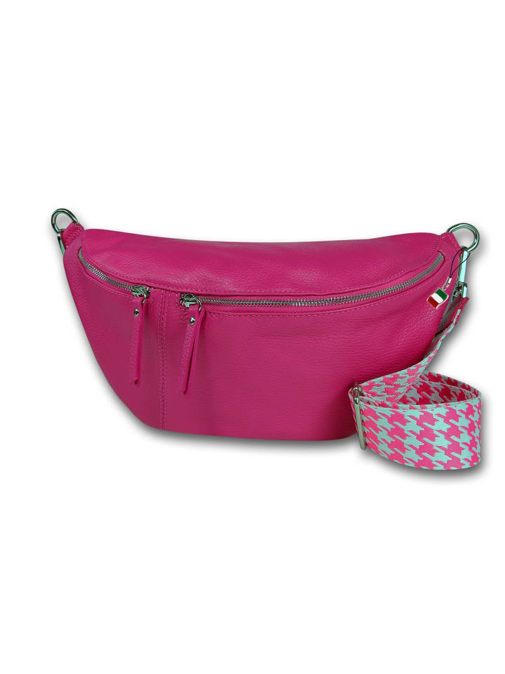 

Кожаная поясная сумка Florence розового цвета, примерно 37 см Florence