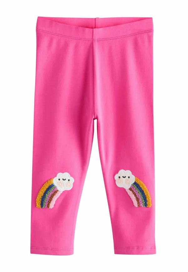 Леггинсы прямого кроя с декоративными вставками на коленях. Next, Pink Cloud Rainbow