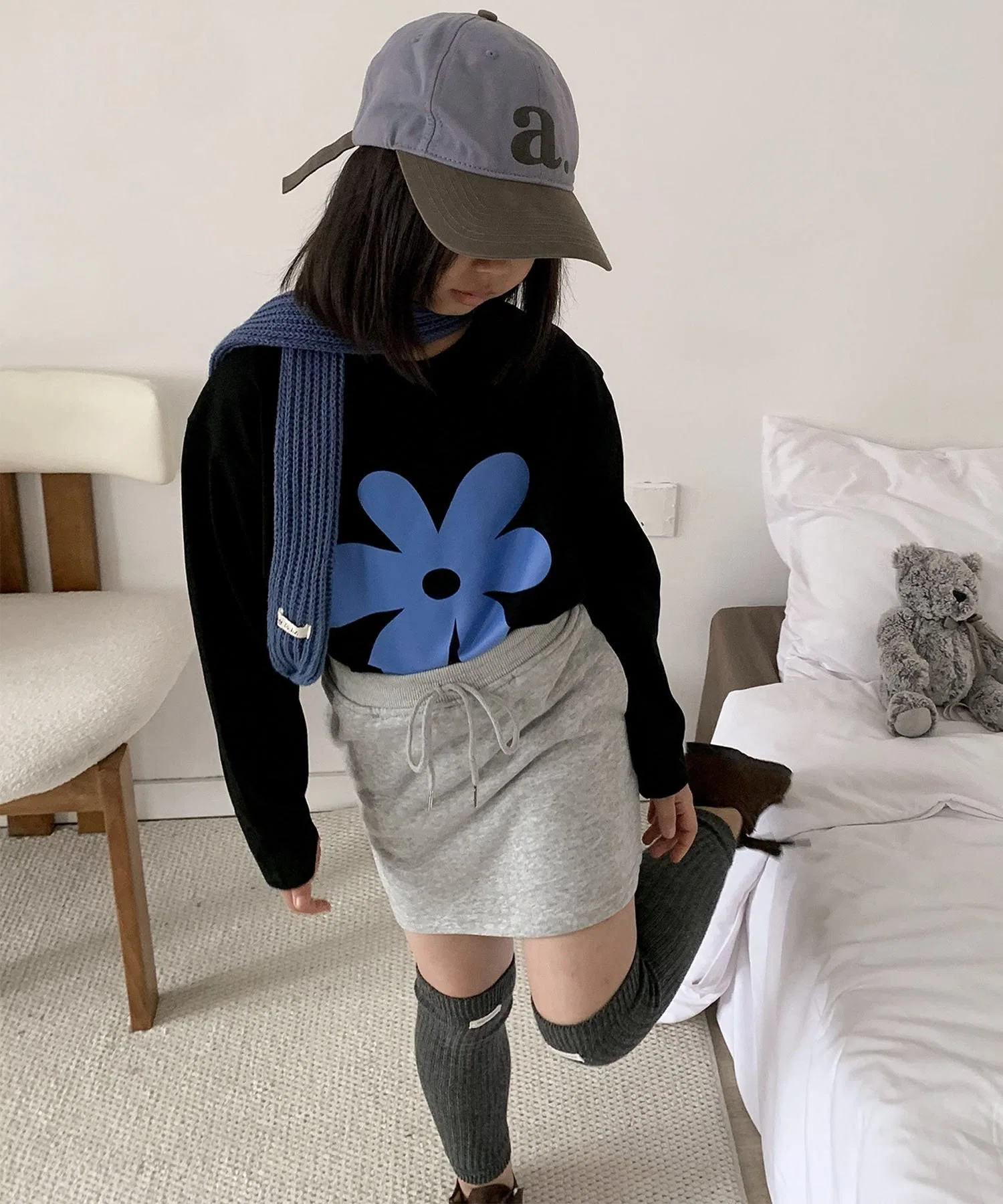 Детская длинная футболка с принтом [aimoha-KIDS-] Aimoha Kids, black — фото 4