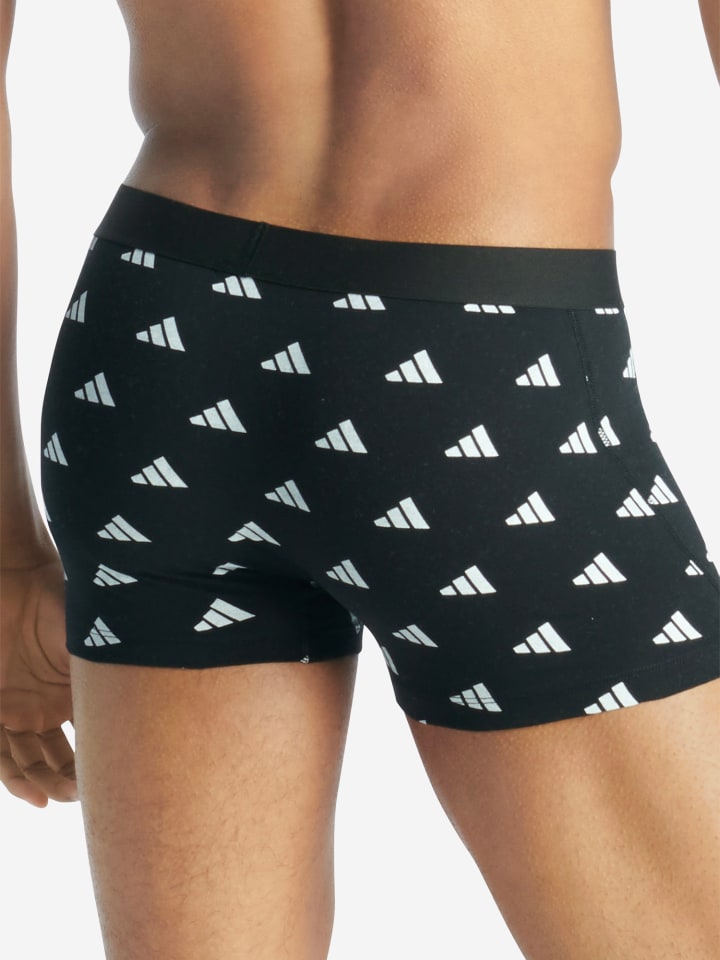 Трусы боксеры adidas, цвет schwarz, blau — фото 3
