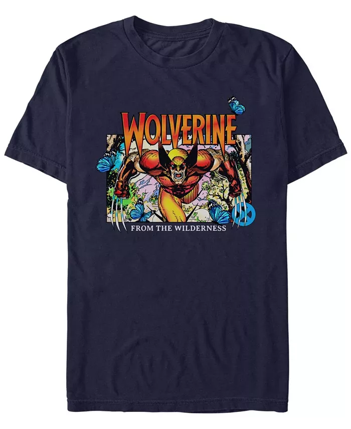 

Мужская футболка с коротким рукавом MVL Wolverine Butterflies Fifth Sun, синий
