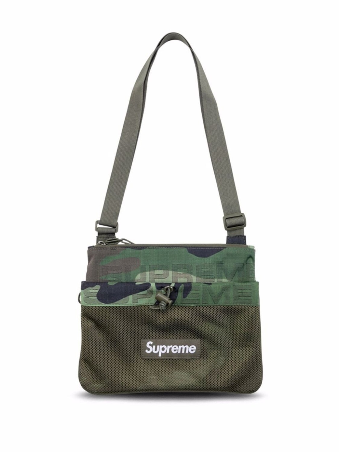 

Сумка из коллекции FW21 с логотипом Supreme, зеленый