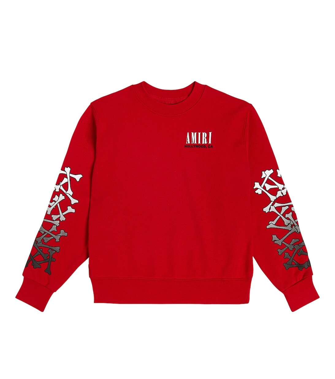 

Толстовка из хлопка с принтом Amiri, красный