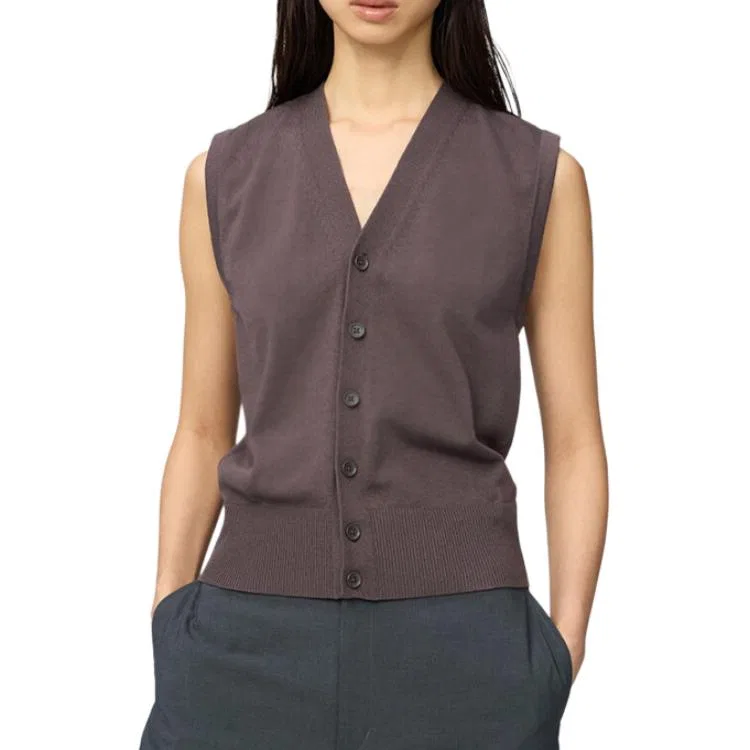 Топ U Collection SS26 Tank Top Women's UNIQLO, Dark Purple — фото 3