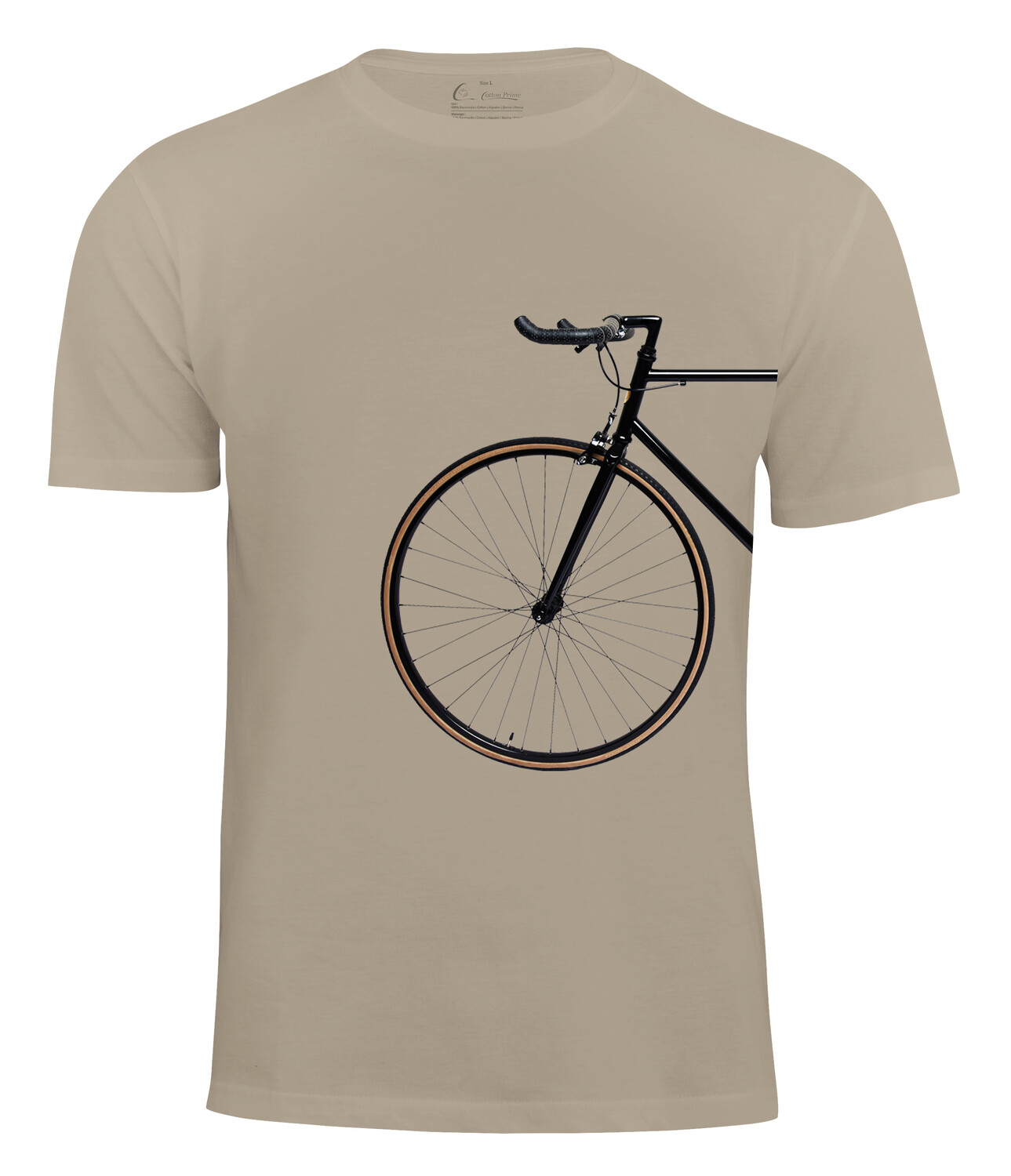 

Футболка Cotton Prime Bike Lover Vorderrad, бежевый