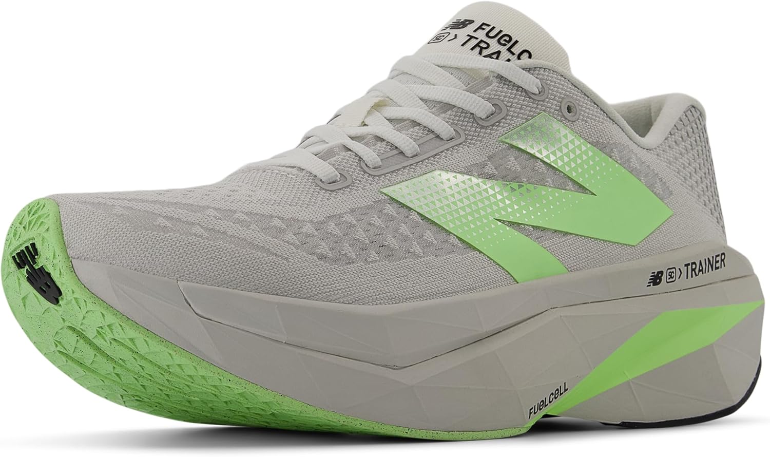 

Кроссовки для бега New Balance FuelCell Supercomp Trainer V3 для мужчин, Grey Matter/Mint Flash/Silver Metallic