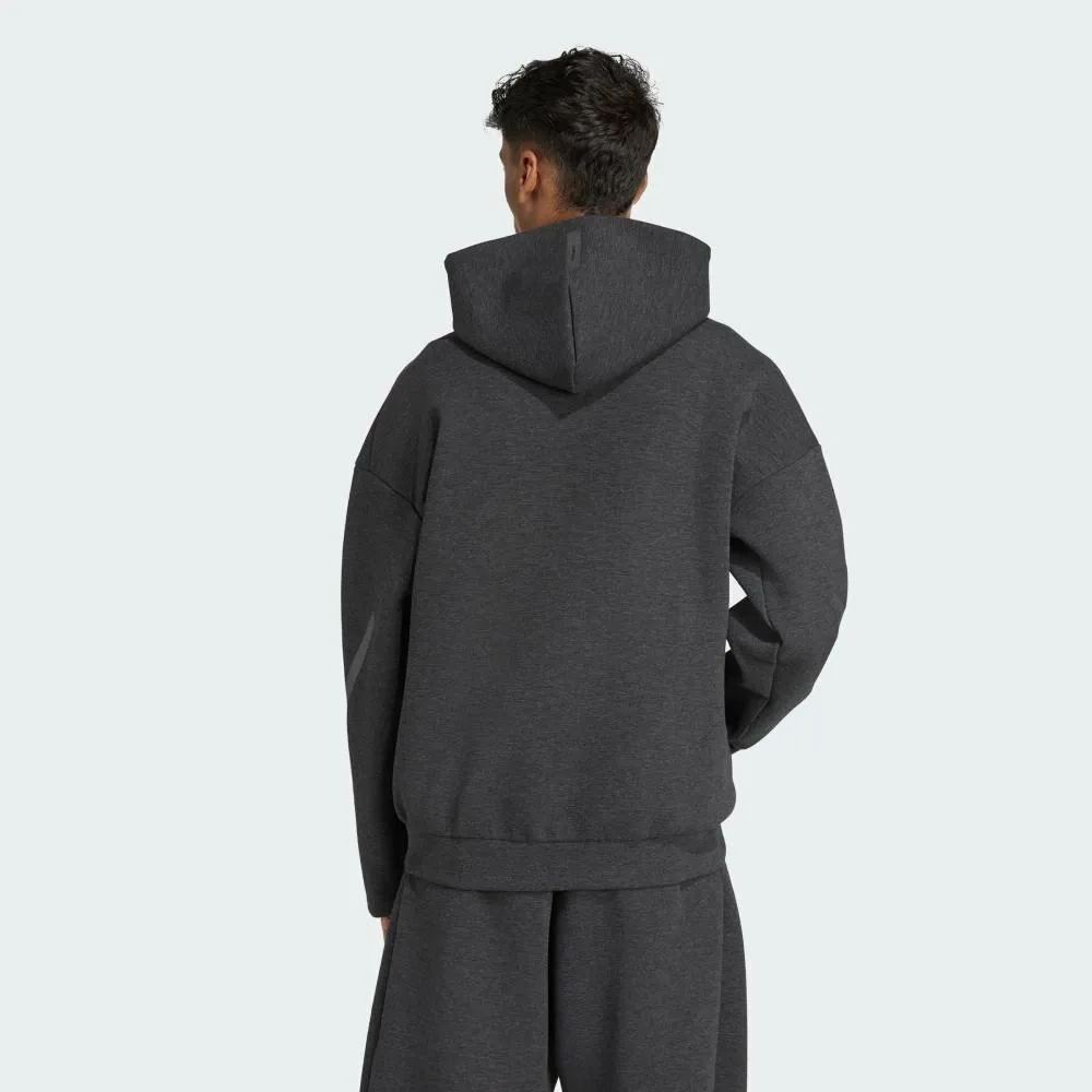 Толстовка ZNE Premium на молнии Adidas, black — фото 2