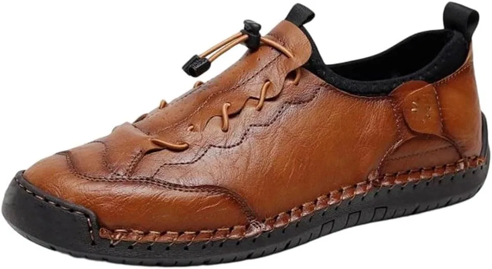 Мокасины мужские повседневные Loafers Sneakers, желто-коричневый