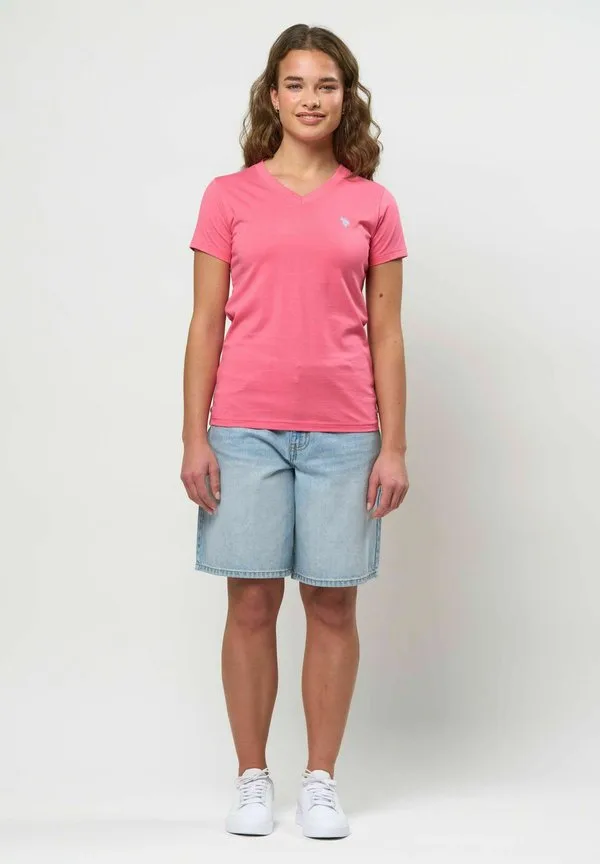 Базовая футболка uwadelle U.S. Polo Assn., Pink Lemonade — фото 2
