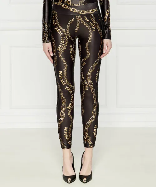 

Леггинсы Skinny fit Versace Jeans Couture, черный