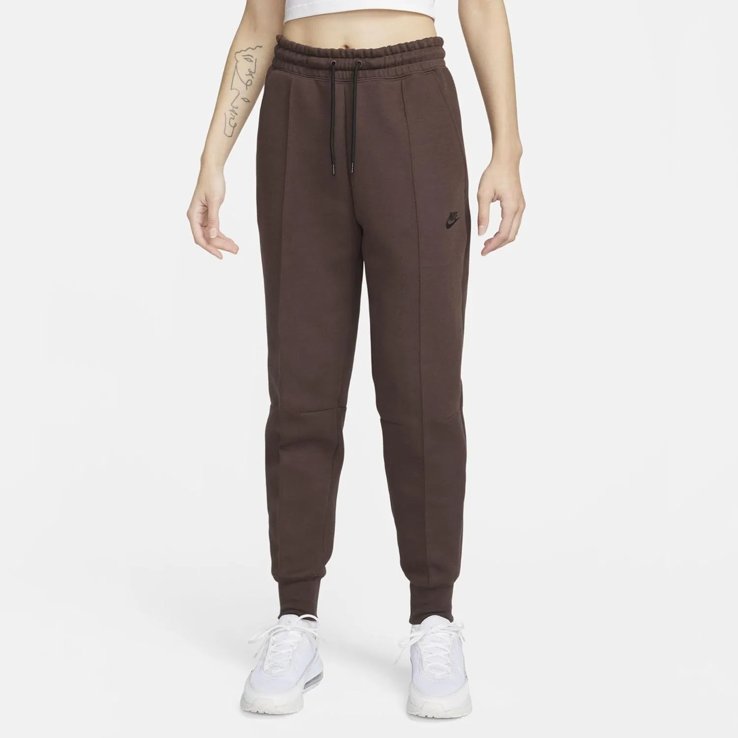 Спортивные брюки Nike Tech Fleece, женские, Baroque Brown/Black