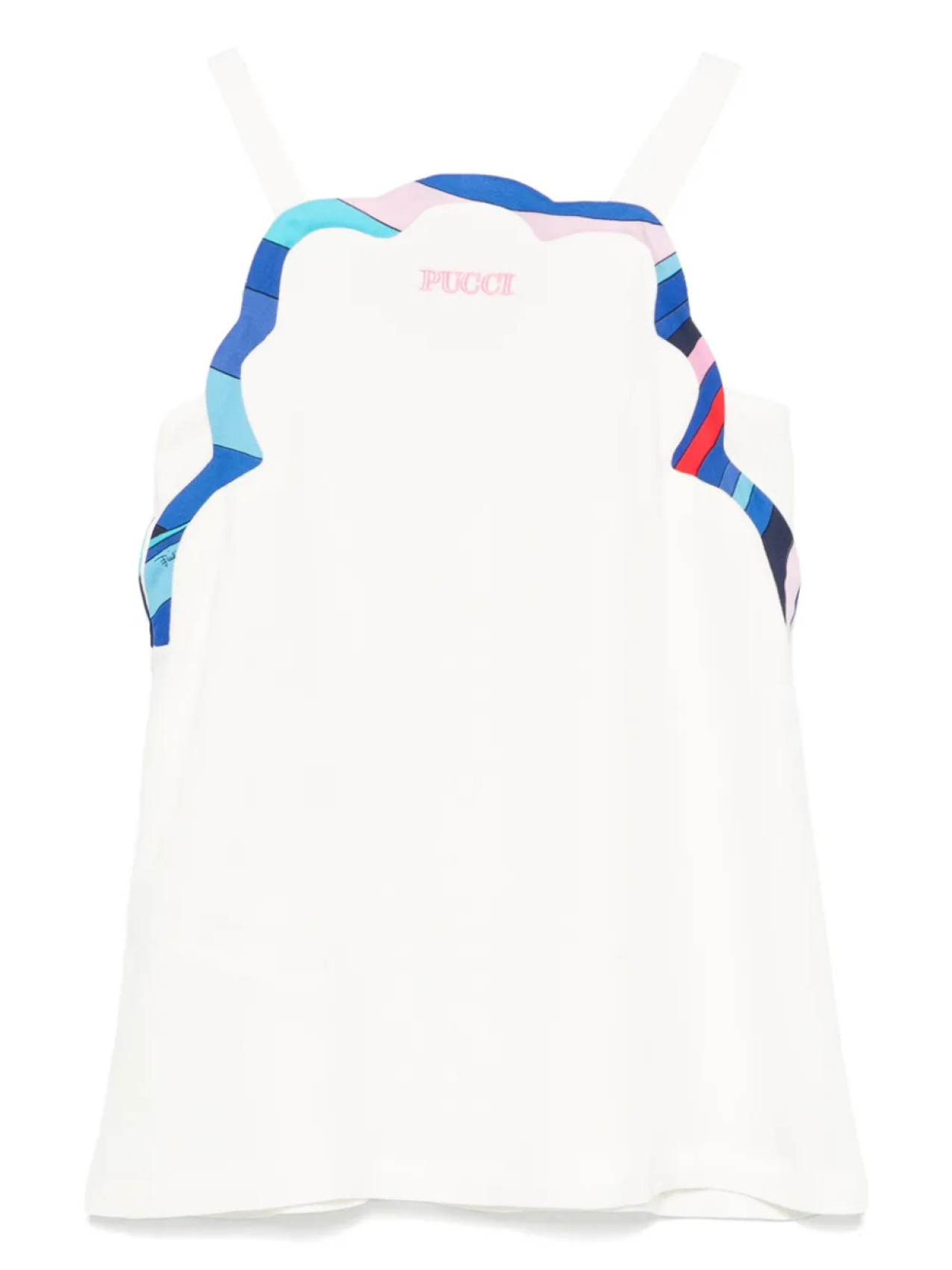 

Платье PUCCI Junior с вышитым логотипом, белый