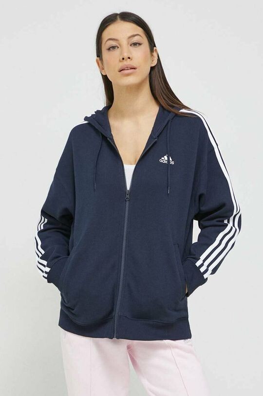 

Толстовка Adidas из хлопка adidas, темно-синий