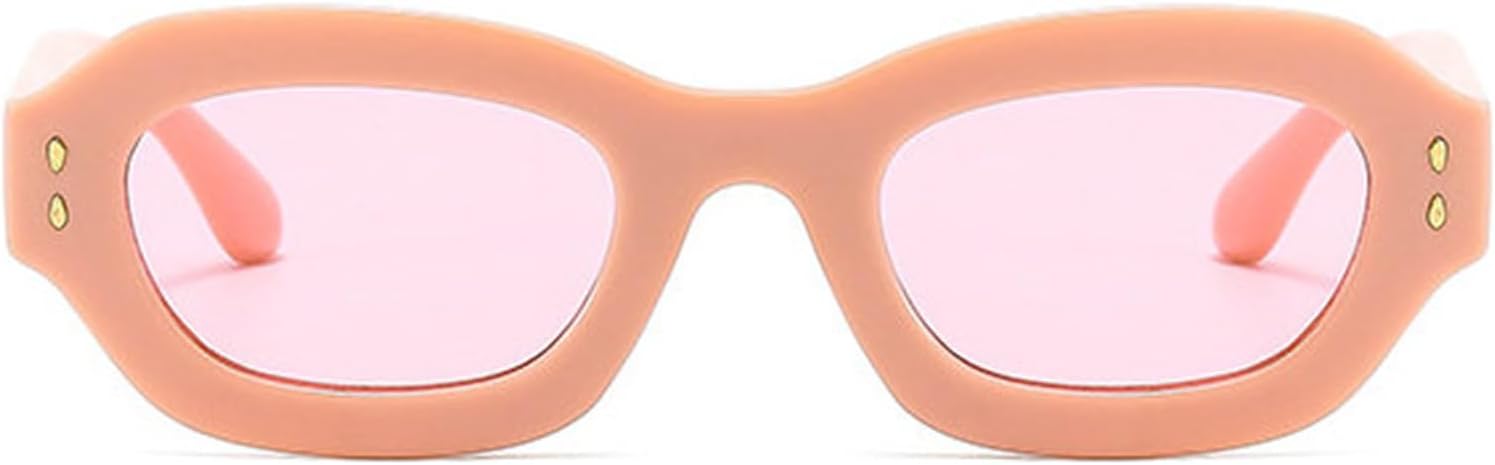 

Солнцезащитные очки Willochra Fashion Polygon Square для женщин, ретро-стиль 90-х, узкие градиентные, защита от УФ-излучения UV400, для мужчин, зеленые с леопардовым принтом, C7