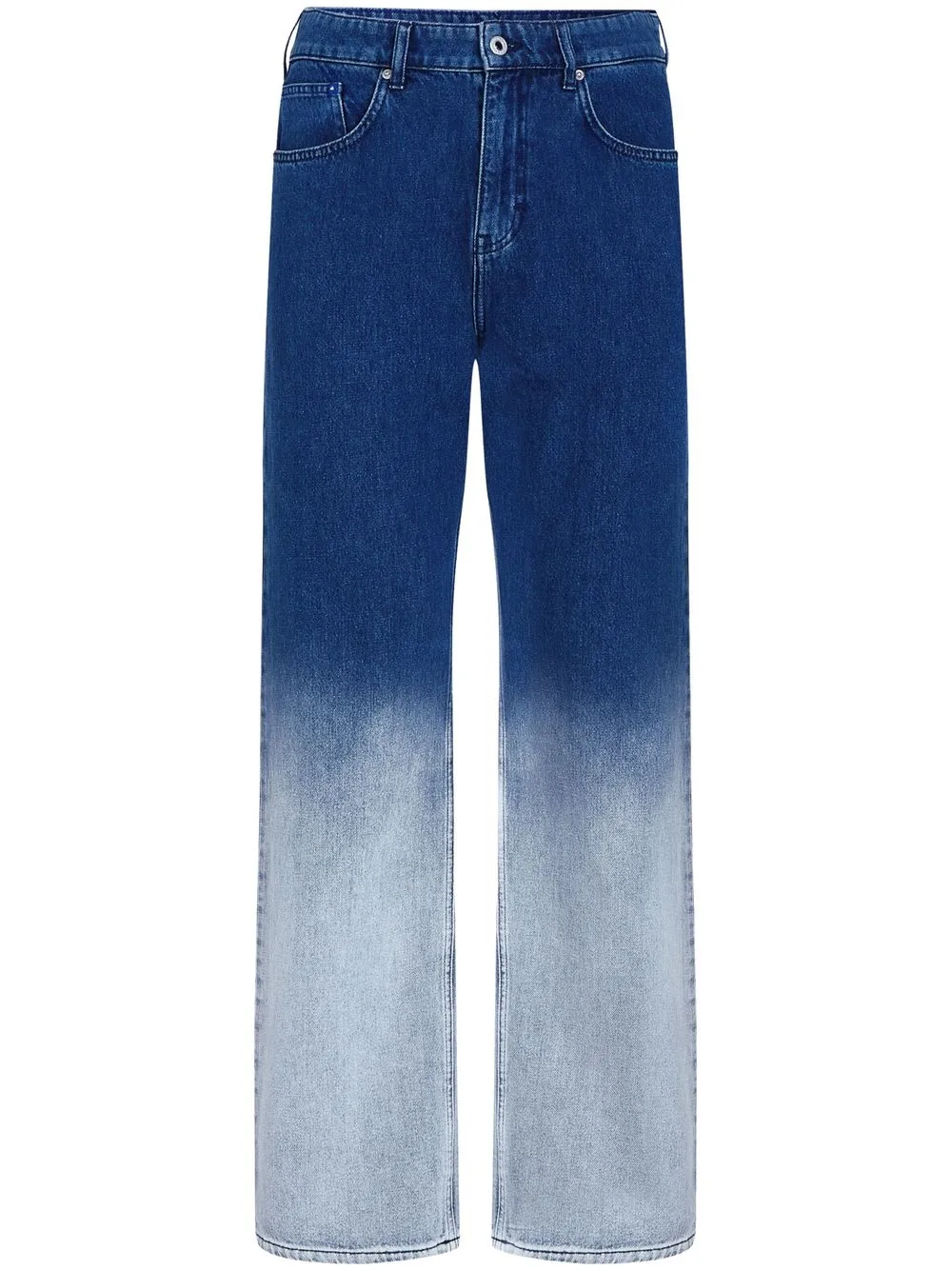 

Прямые джинсы с эффектом омбре Karl Lagerfeld Jeans, синий