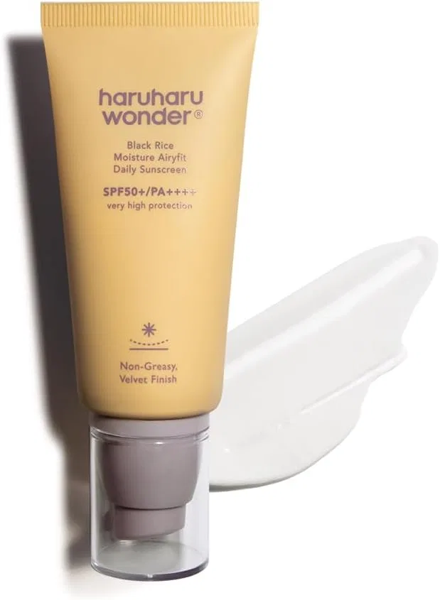 Солнцезащитный крем для лица Black Rice Moisture Airfit Daily Sunscreen SPF50+ PA+++ 50 мл Haruharu