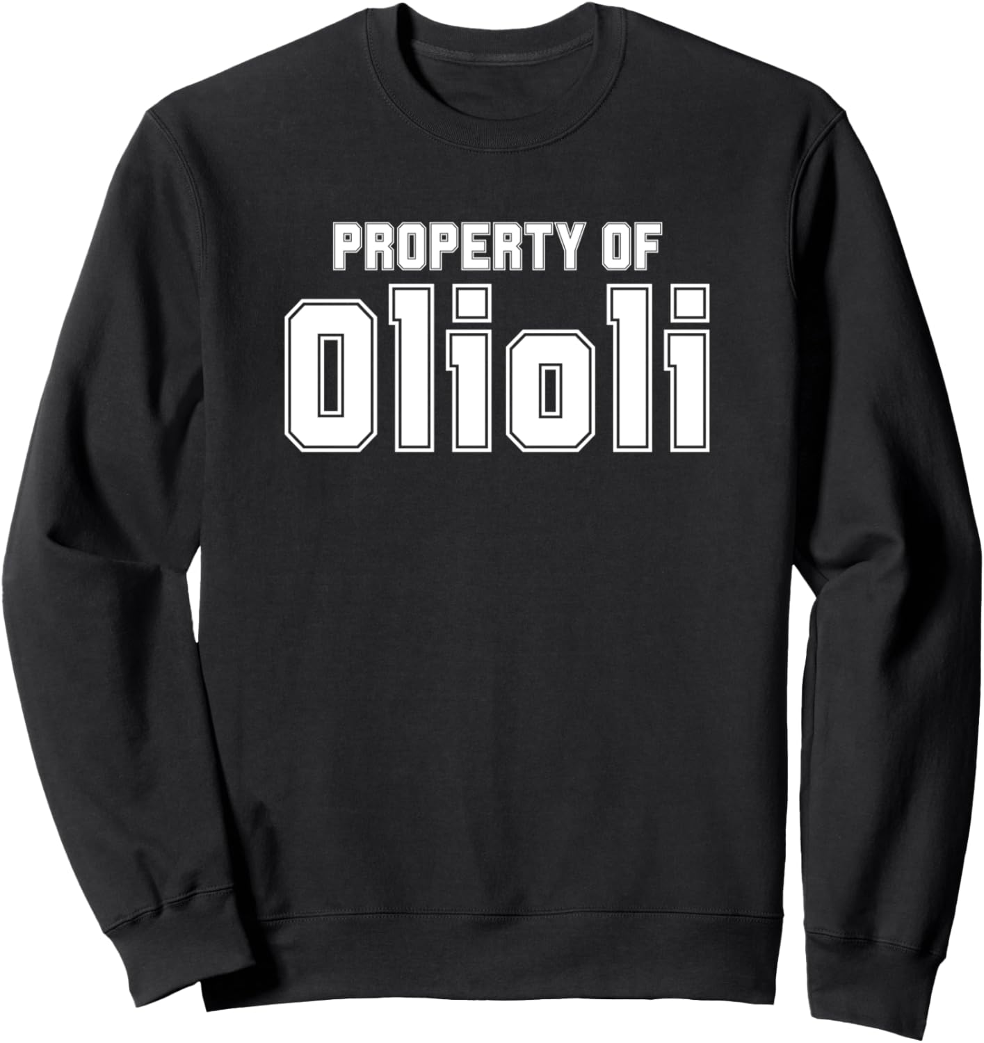 

OLIOLI Подарки для мусульман, забавная толстовка с азиатским именем Funny Asian Name Gifts Property Of Co., черный
