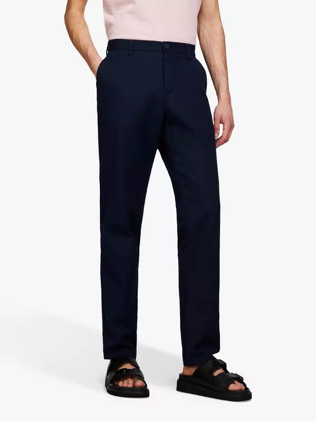 

Брюки SISLEY Slim Fit Cotton Twill, темно-синий