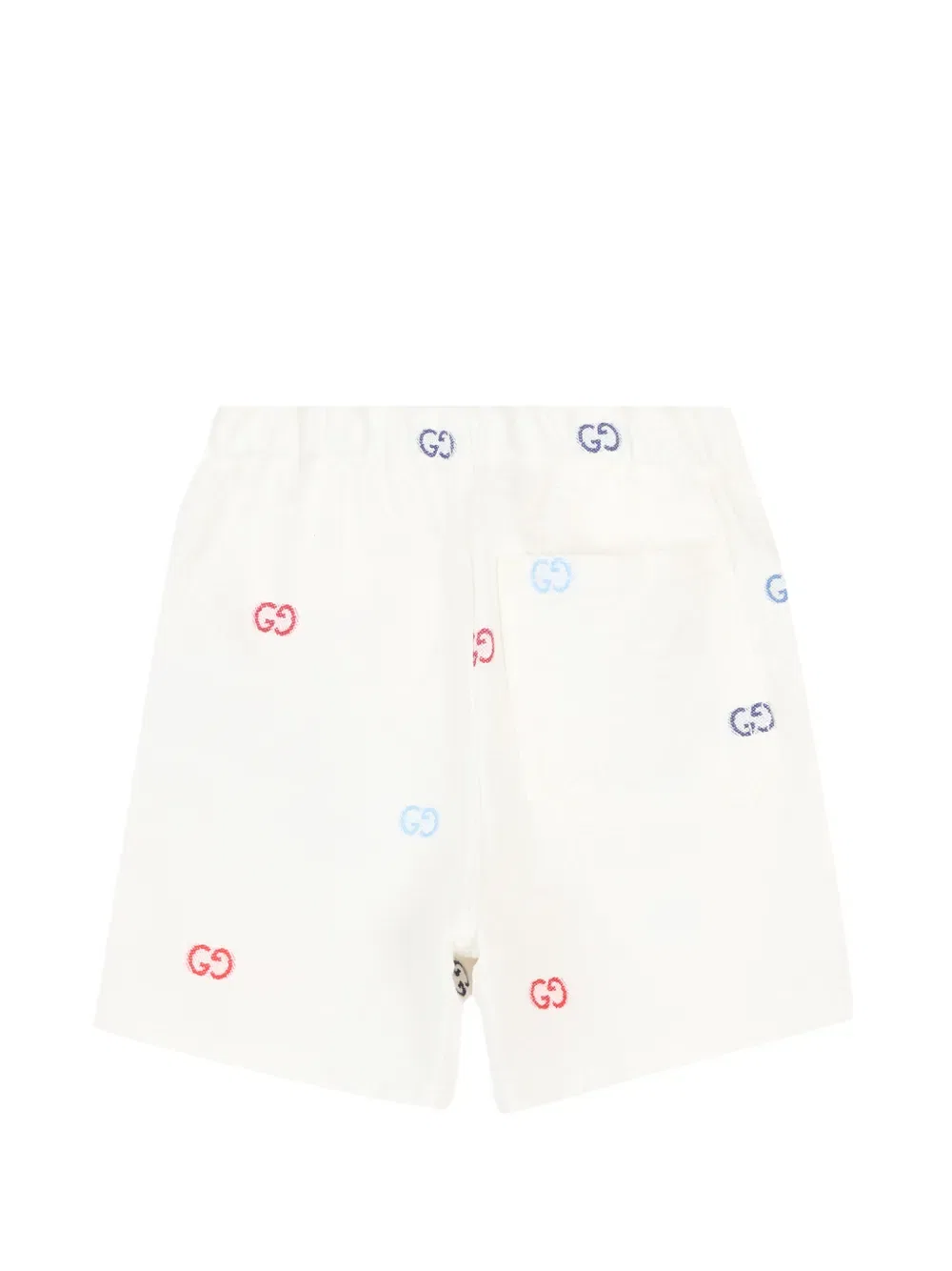 Шорты с логотипом Gucci Kids, белый — фото 2