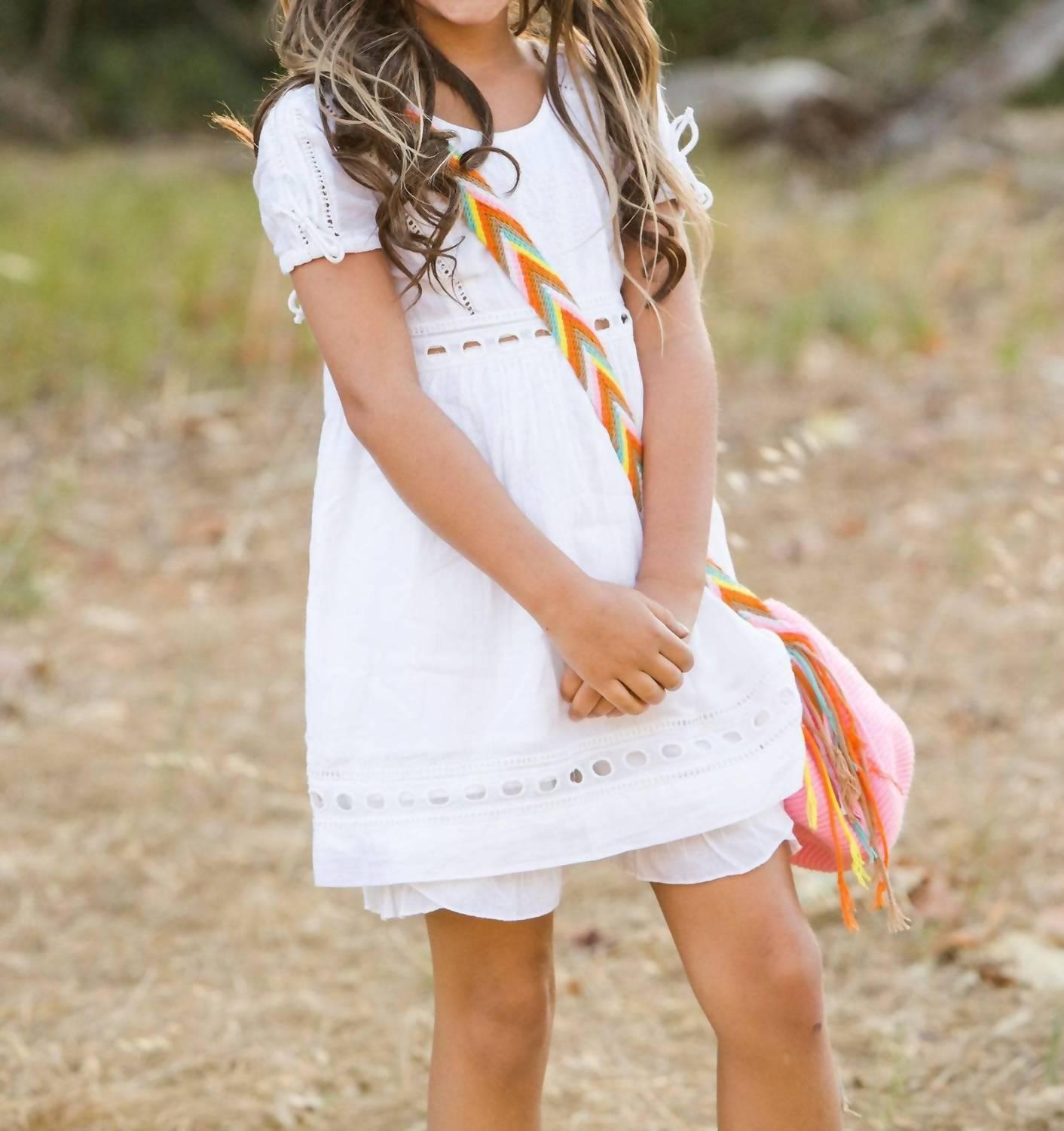 

Платье Zarina с ажурными вставками в белом цвете Guadalupe Design