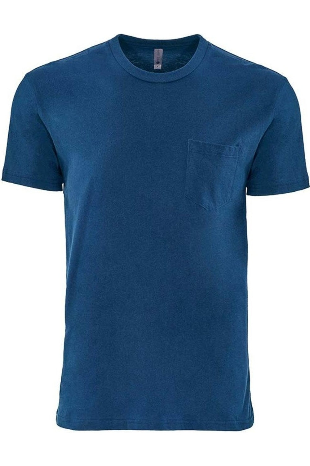 

Футболка унисекс из хлопка Next Level с карманом, цвет cool blue