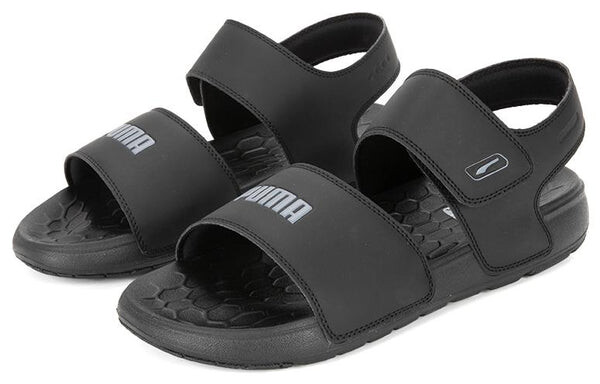 Сандалии softride sandal pure 'gray tile' Puma, черный — фото 3