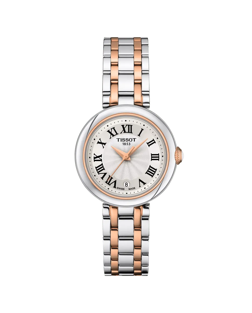 

Женские часы коллекции Bellissima из двухцветной стали Tissot, розовый