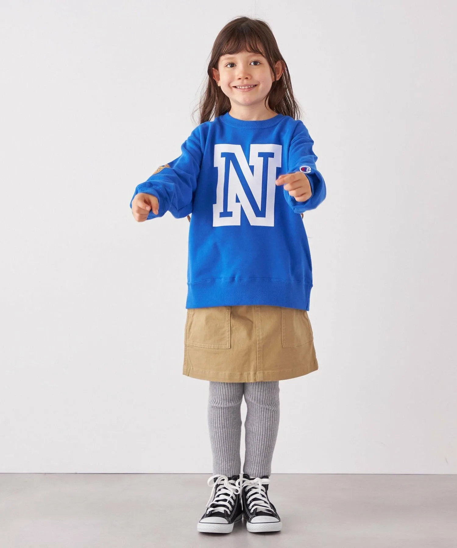 Толстовка Champion: Tennis Club с круглым вырезом (детская) SHIPS any, Blue — фото 2
