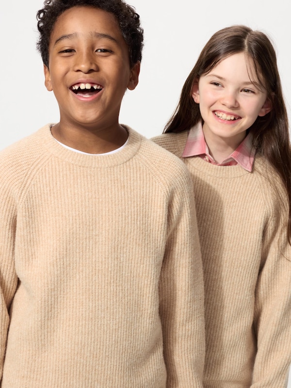 

Джемпер из пряжи Soufflé Uniqlo, 32 beige