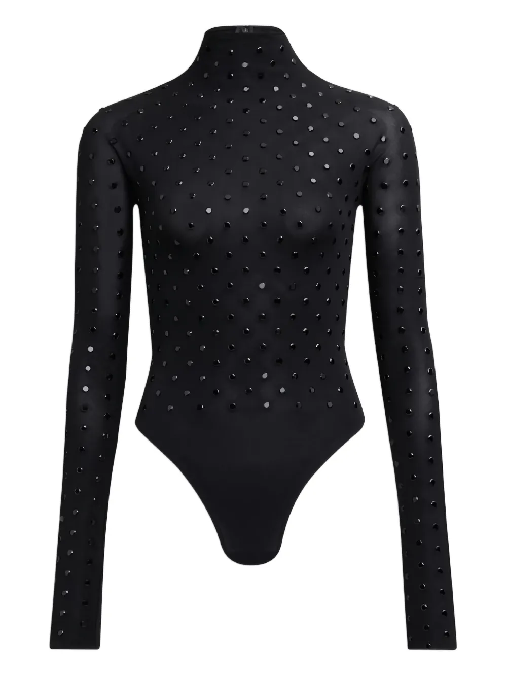 

Боди со стразами Alaïa, черный