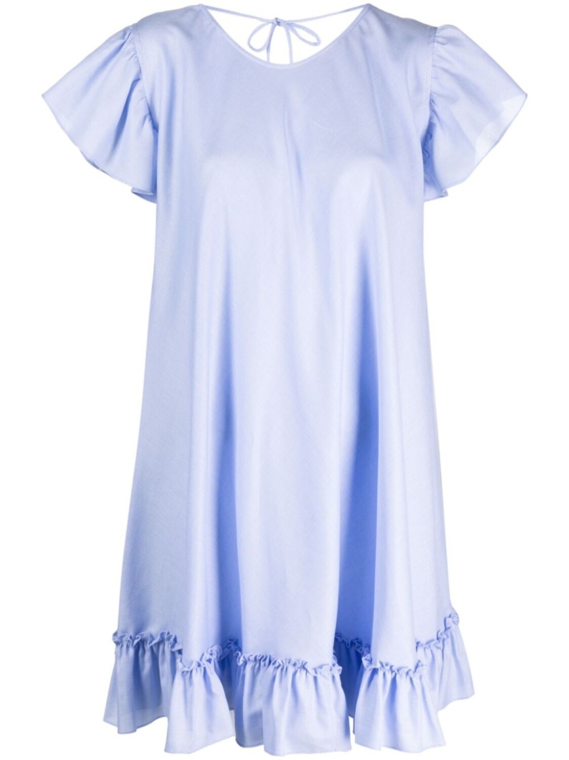 

PNK платье мини с оборками, синий