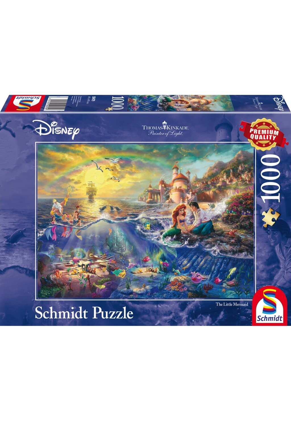 

Пазл DISNEY KLEINE ZEEMEERMIN Schmidt, цвет multicoloured