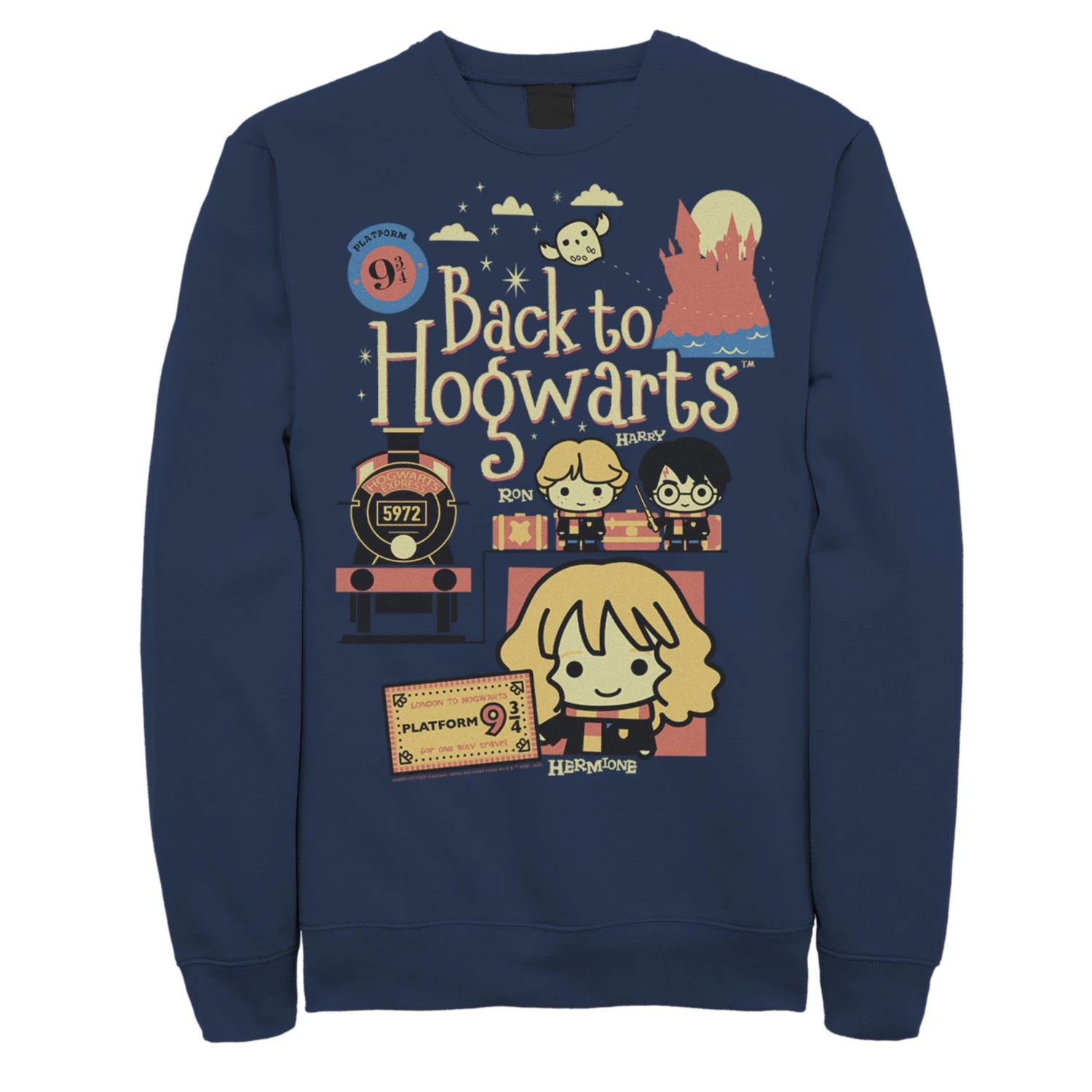 

Мужской свитшот Harry Potter Chibi Back To Hogwarts