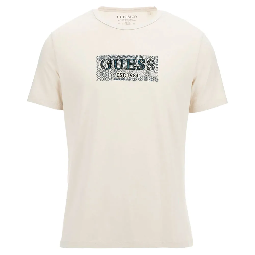 

Футболка с коротким рукавом Guess Cn Guebox, бежевый