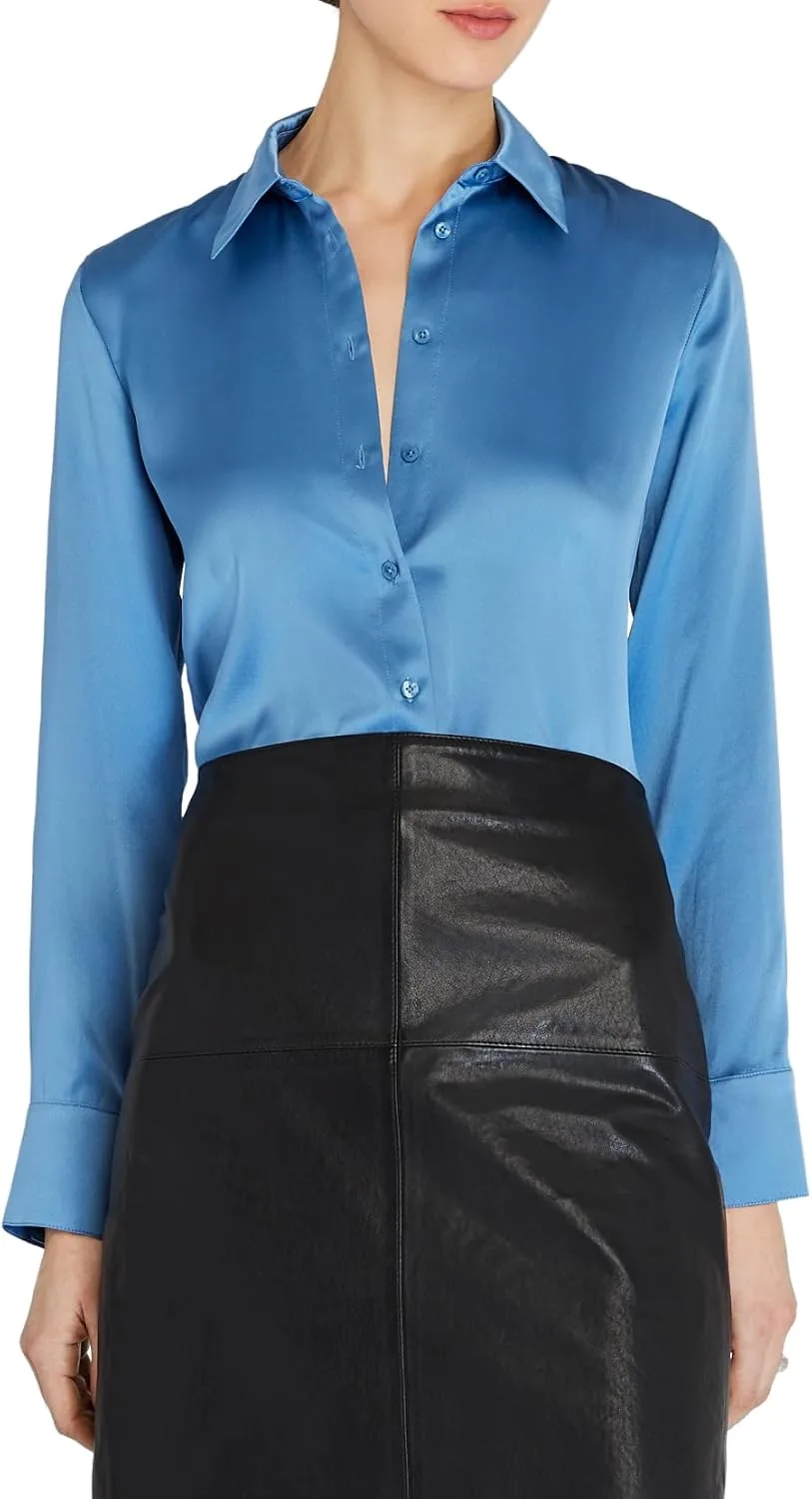 

Club Monaco женская рубашка из шелка