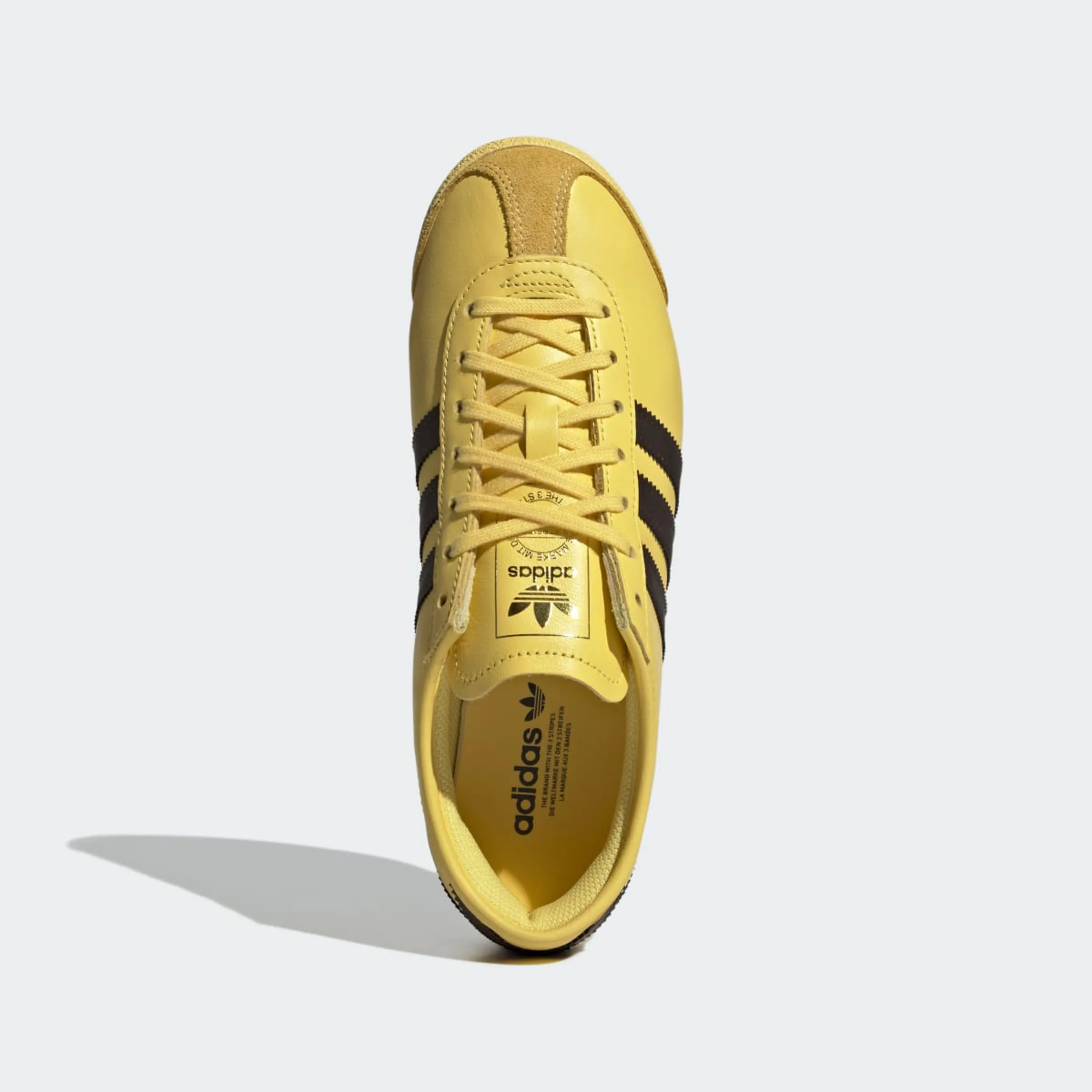 Женские повседневные кроссовки Италия Adidas, желтый — фото 3