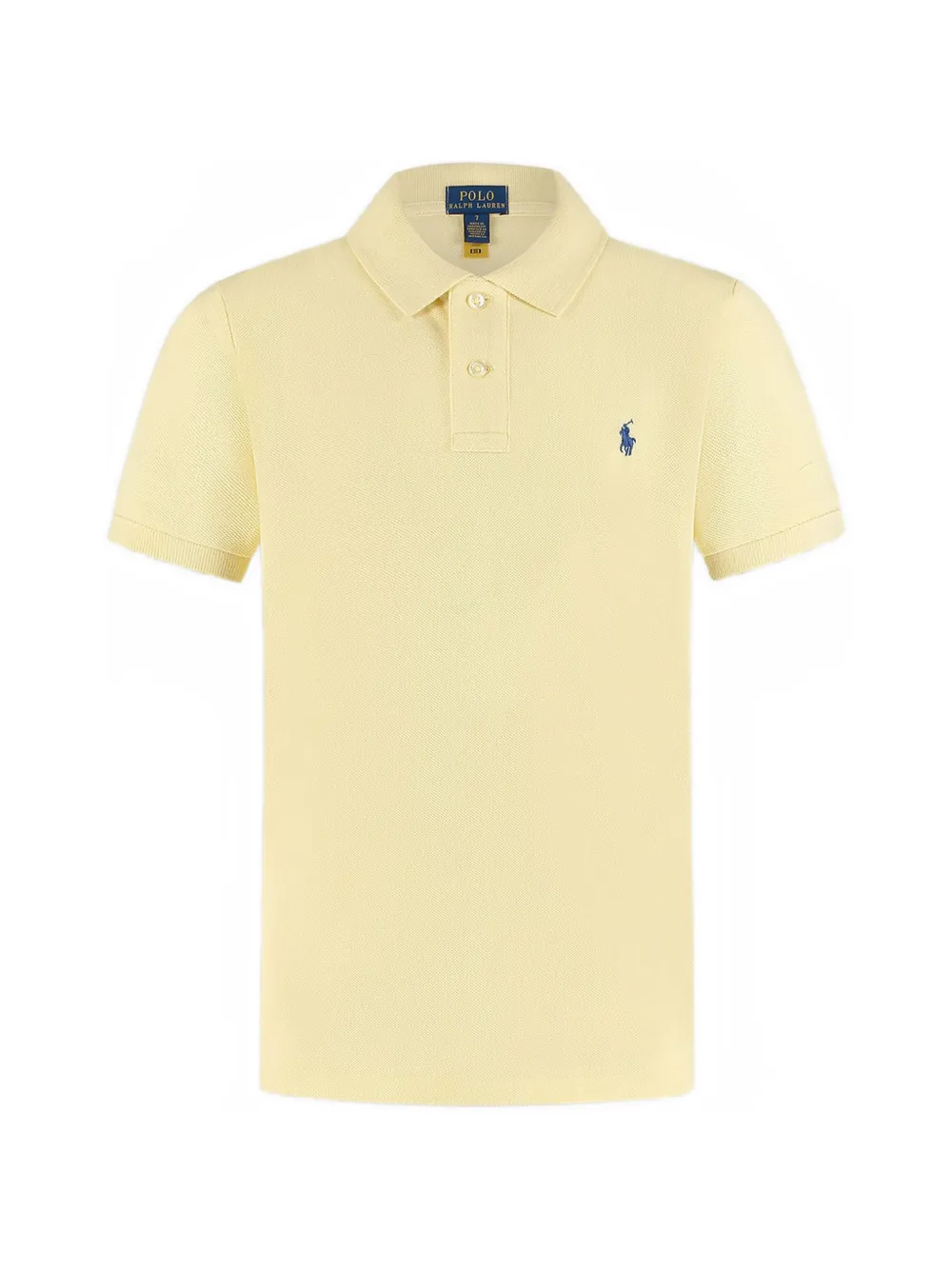 

Поло с логотипом Polo Ralph Lauren Kids, желтый