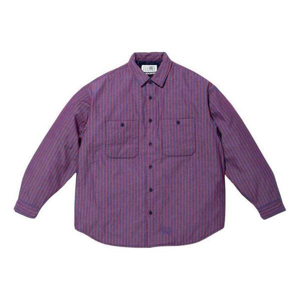 

Рубашка x mm6 maison margiela padded shirt 'purple' Supreme, фиолетовый
