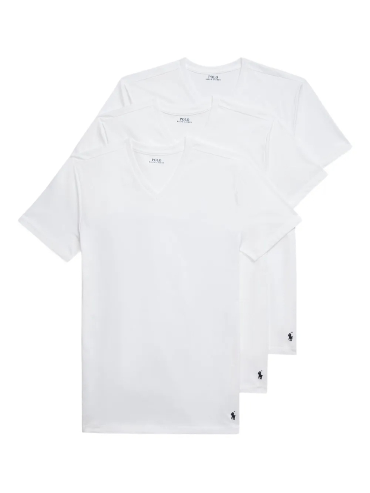 

Polo Ralph Lauren комплект из трех футболок, белый