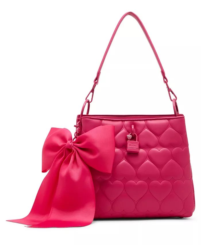 

Сумка-ведро Always Heart-Core Small Betsey Johnson, розовый