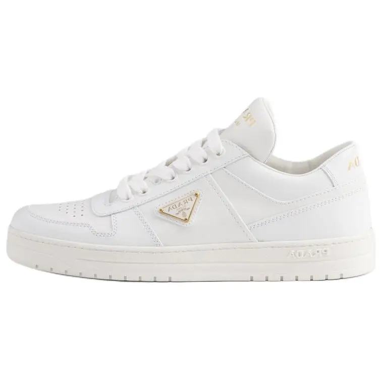 PRADA Кроссовки для скейтбординга Downtown Low-Top женские, белые