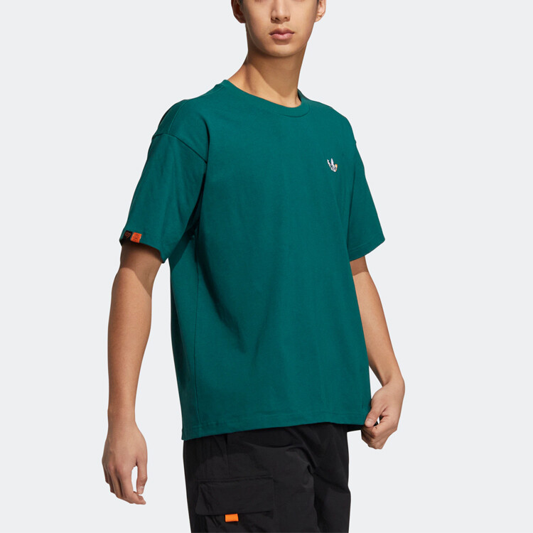 Футболка KENTARO OKAWARA BACK TEE мужская зеленая Adidas Originals, зеленый — фото 3